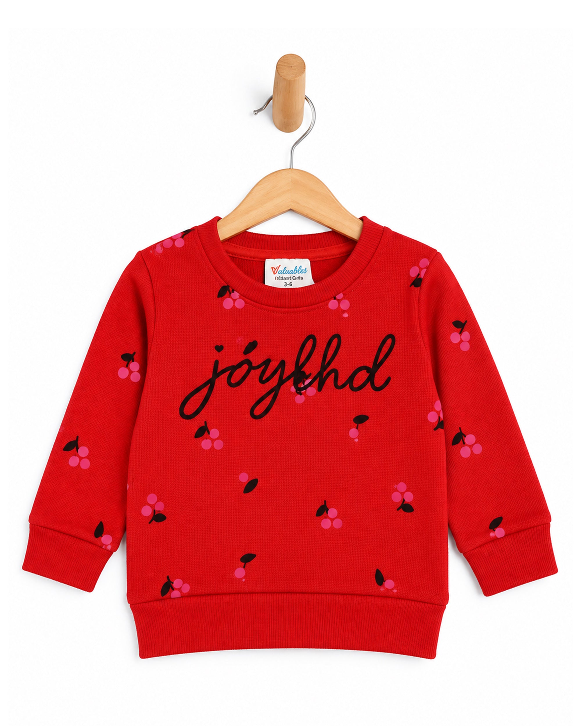 Valuables Newborn Girls Full Sleeves T-Shirt