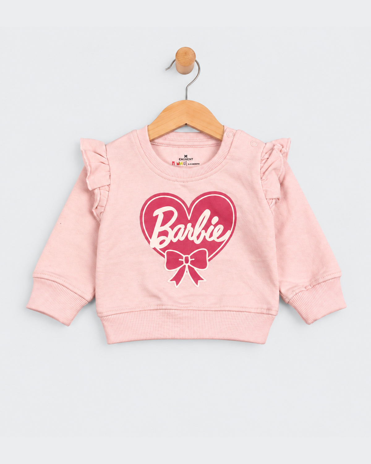 Eminent Newborn Girls Barbie Printed Sweatshirt