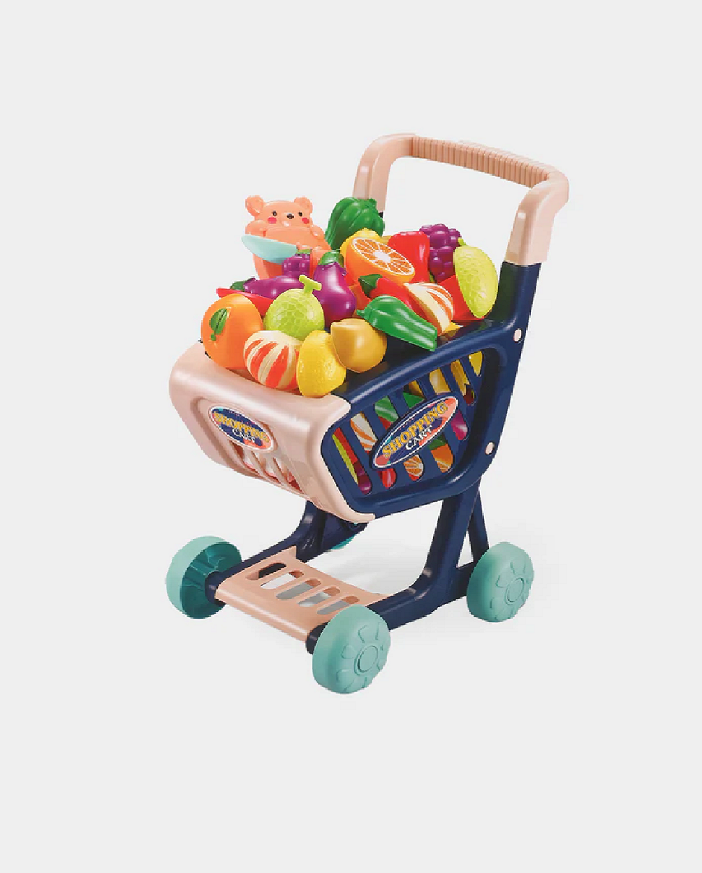 Shopping Cart with Fruit Toy