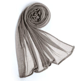 Women's Crinkle Plain Scarves - Multi Color, Women Shawls & Scarves, Chase Value, Chase Value