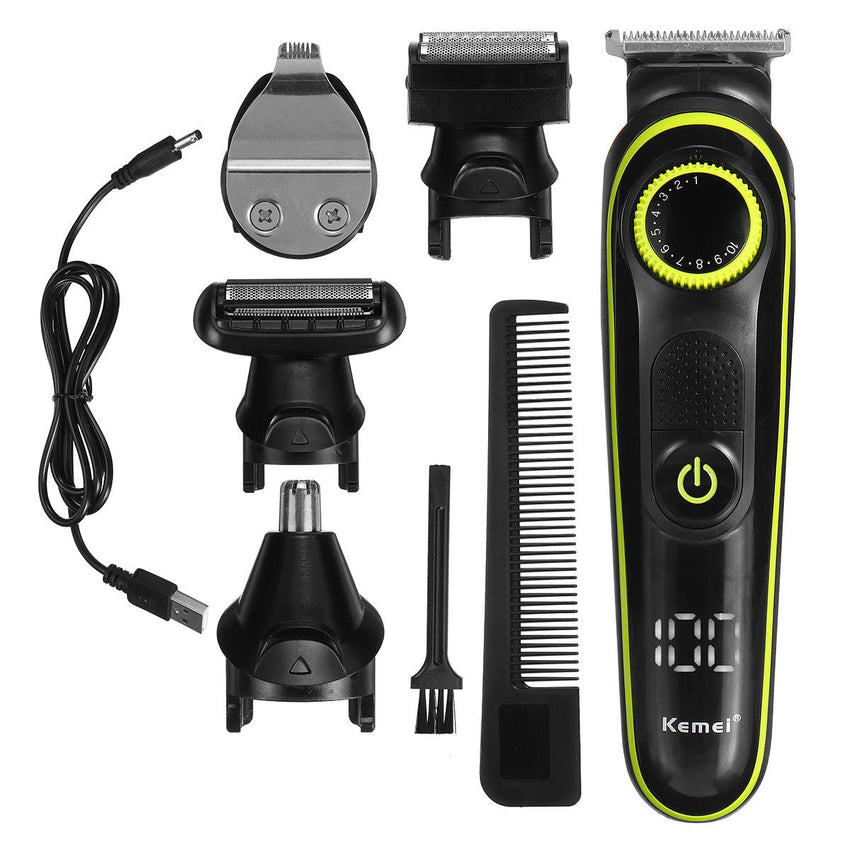 Kemei 5 in 1 Grooming Kit KM-696, Home & Lifestyle, Shaver & Trimmers, Kemei, Chase Value