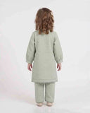 Eminent Girls' Essentials Embroidered 2Pc Suit