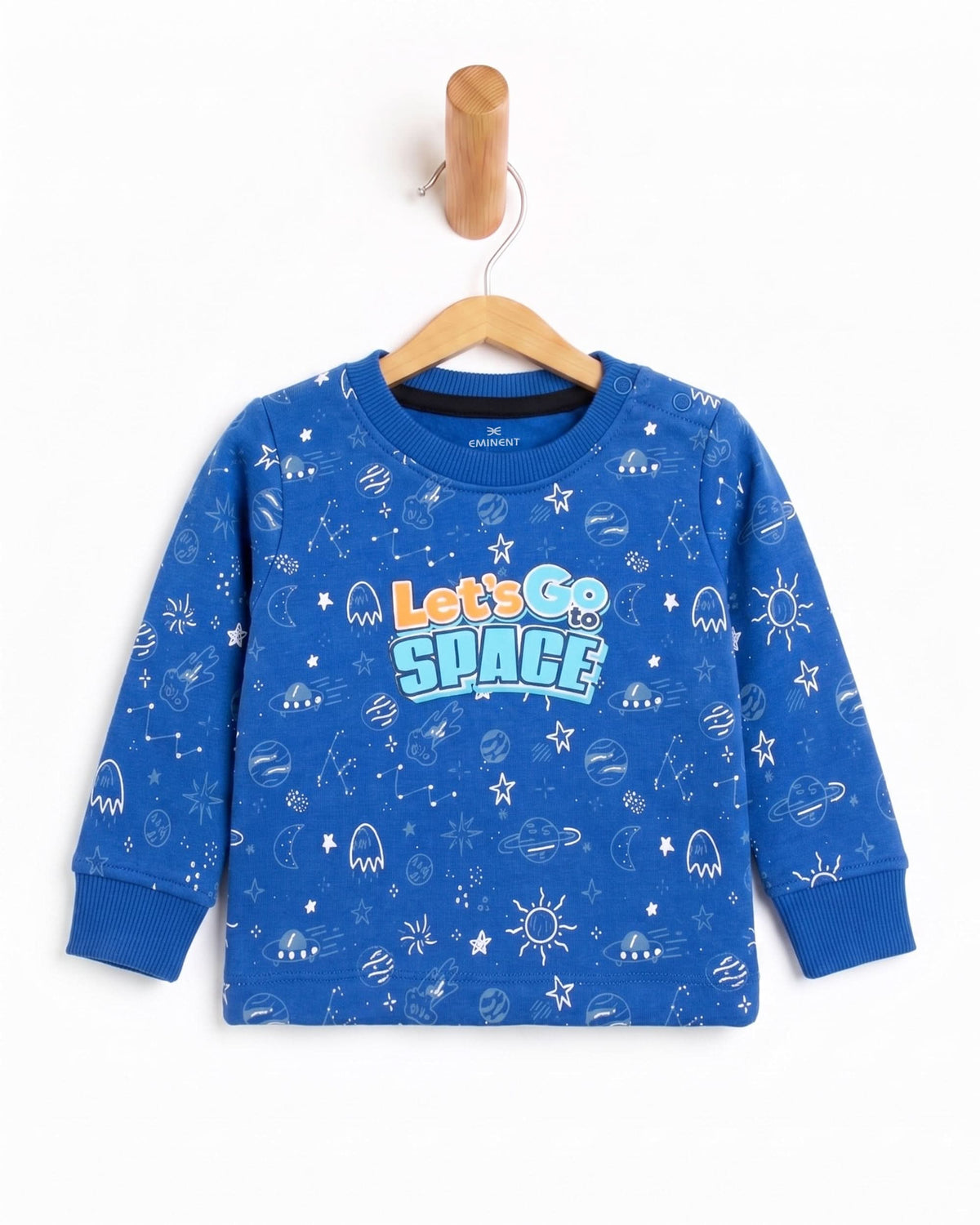 Eminent Newborn Boys Sweatshirt - Royal Blue, Newborn Boys Hoodies & Sweatshirts, Eminent, Chase Value