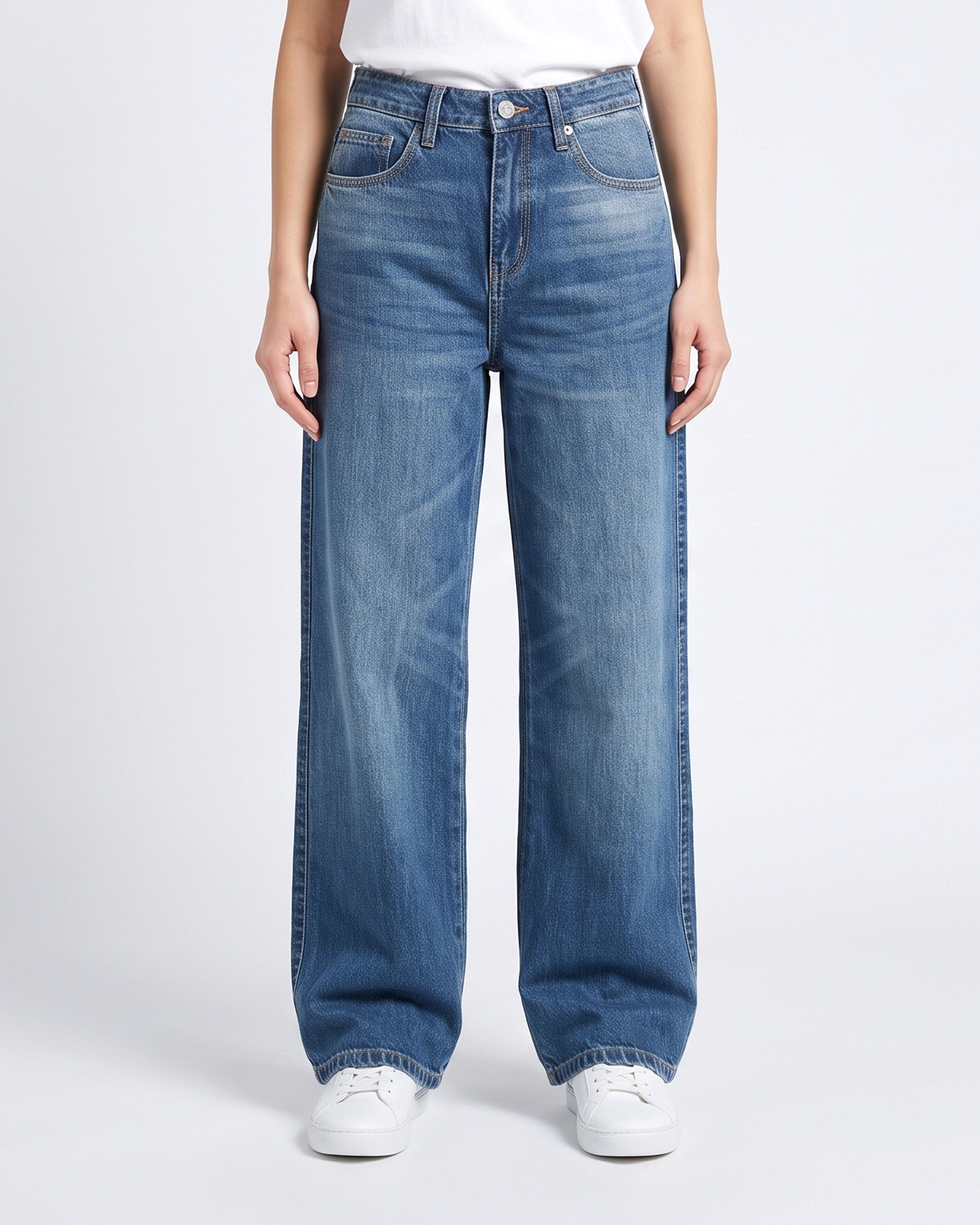 Eminent Women's Woven Denim Pants