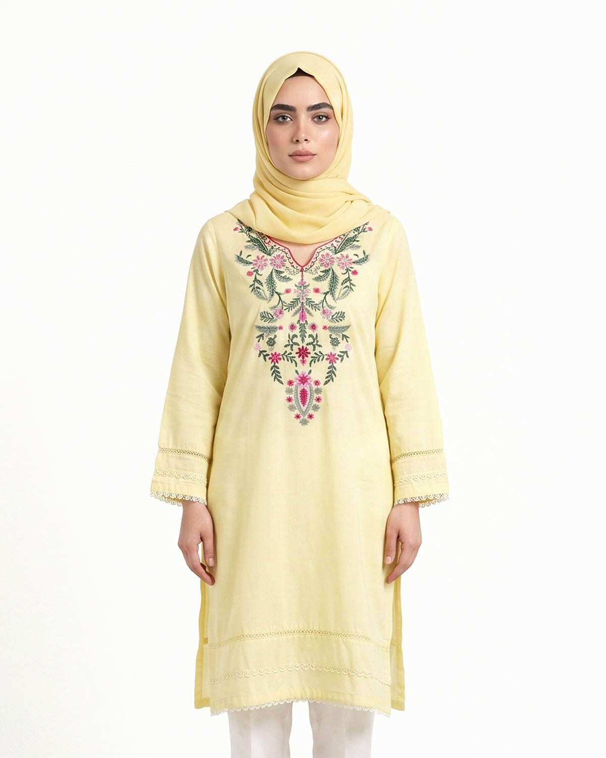 Valuables Women's Embroidered Kurti