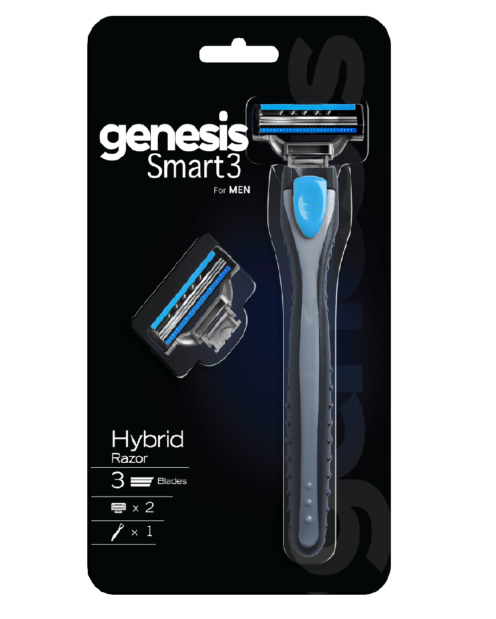 Genesis Smart3 Razor (with 2 Cartridges)
