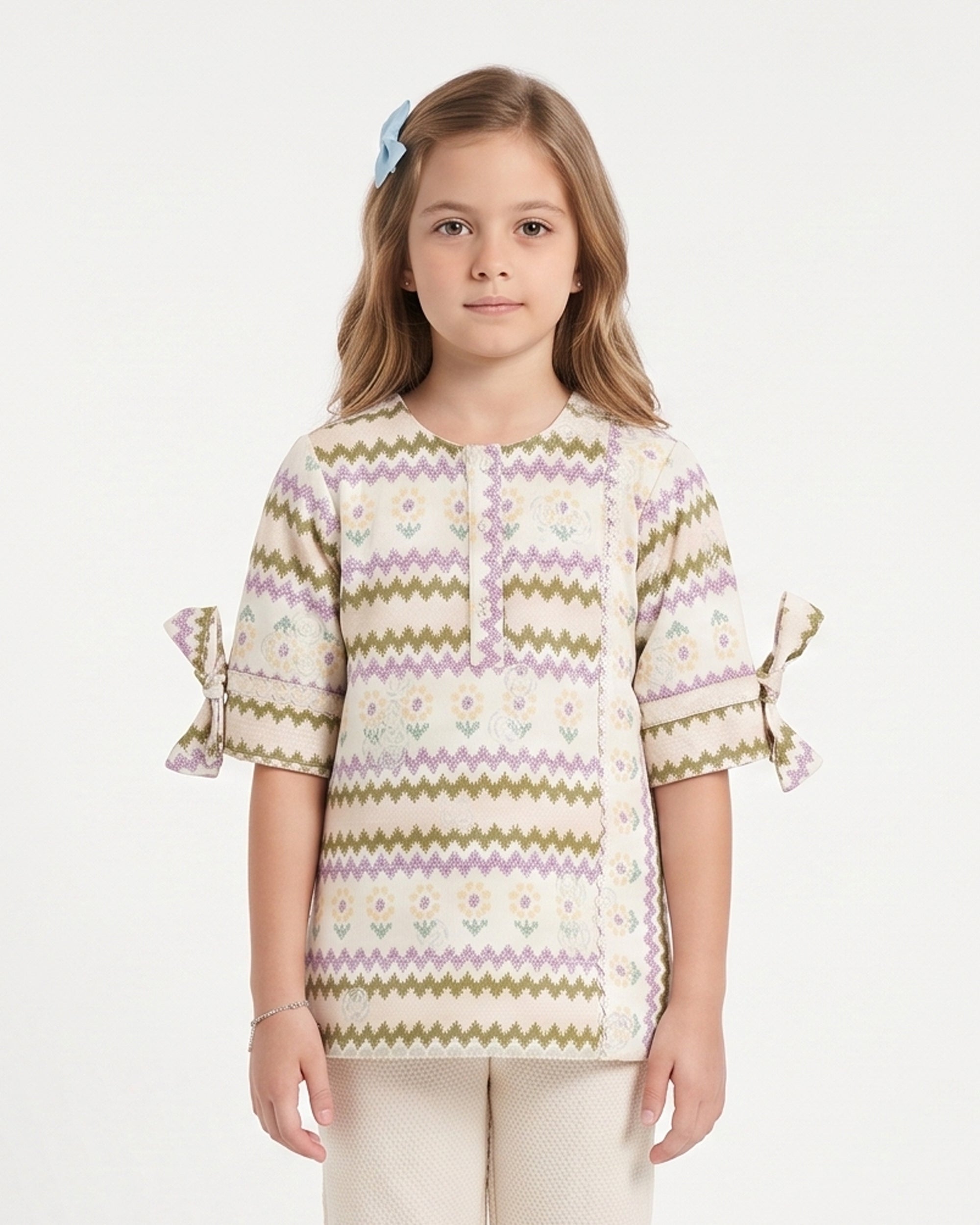 Eminent Girls' Essential Printed 1 Pc