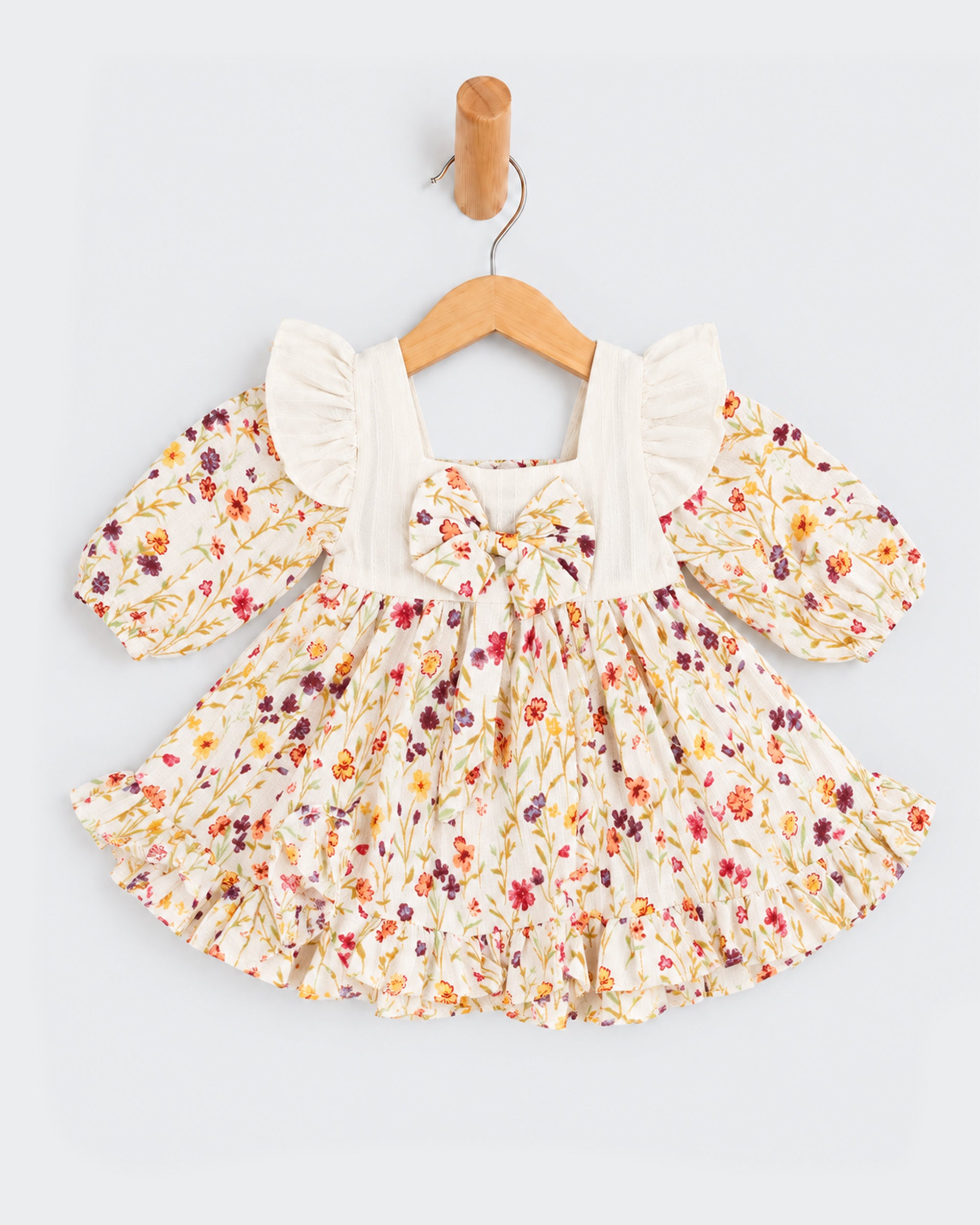 Eminent Newborn Girls Casual Printed Frock