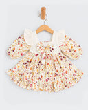 Eminent Newborn Girls Casual Printed Frock