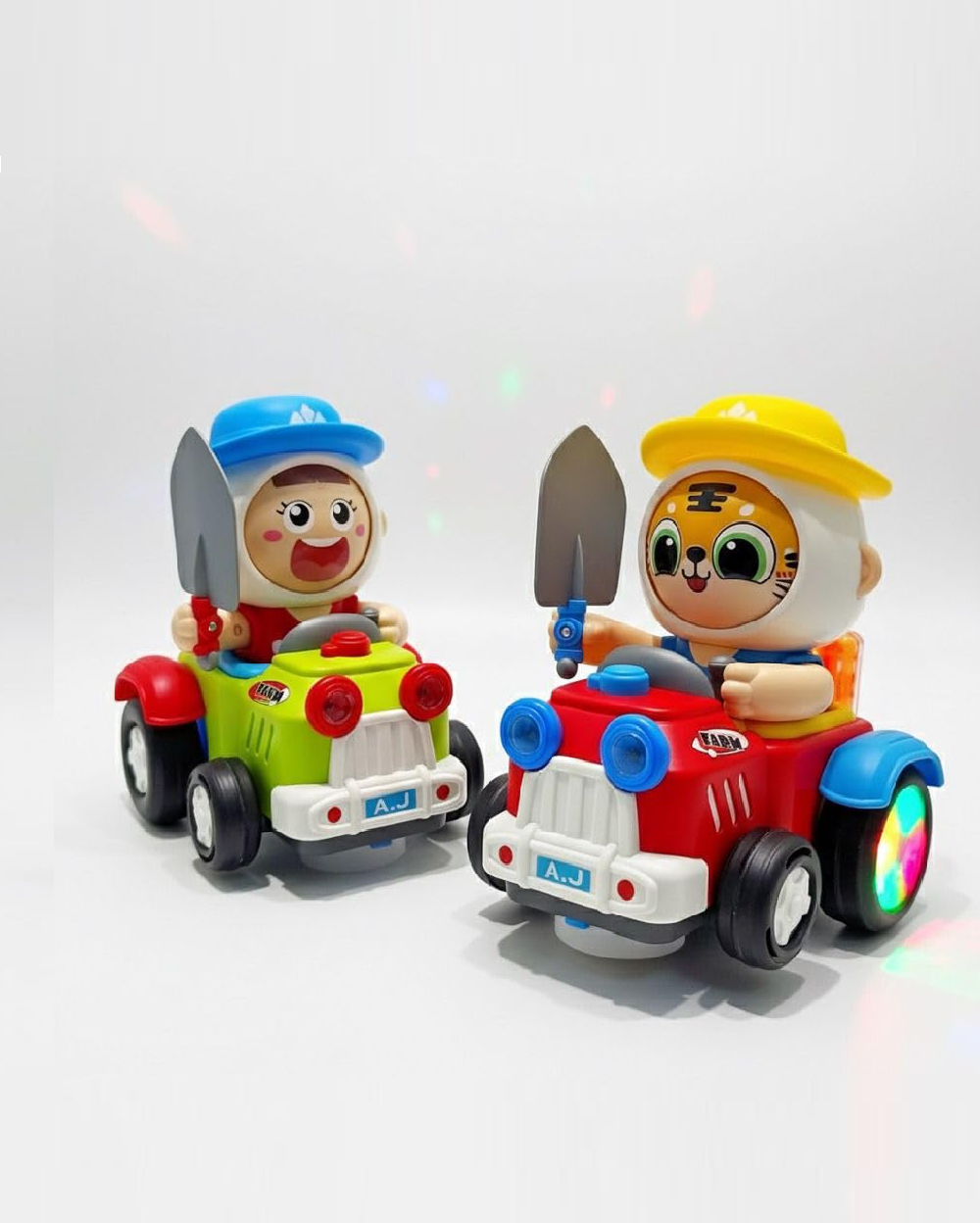 Battery Operated Car Face Changing With Light And Music