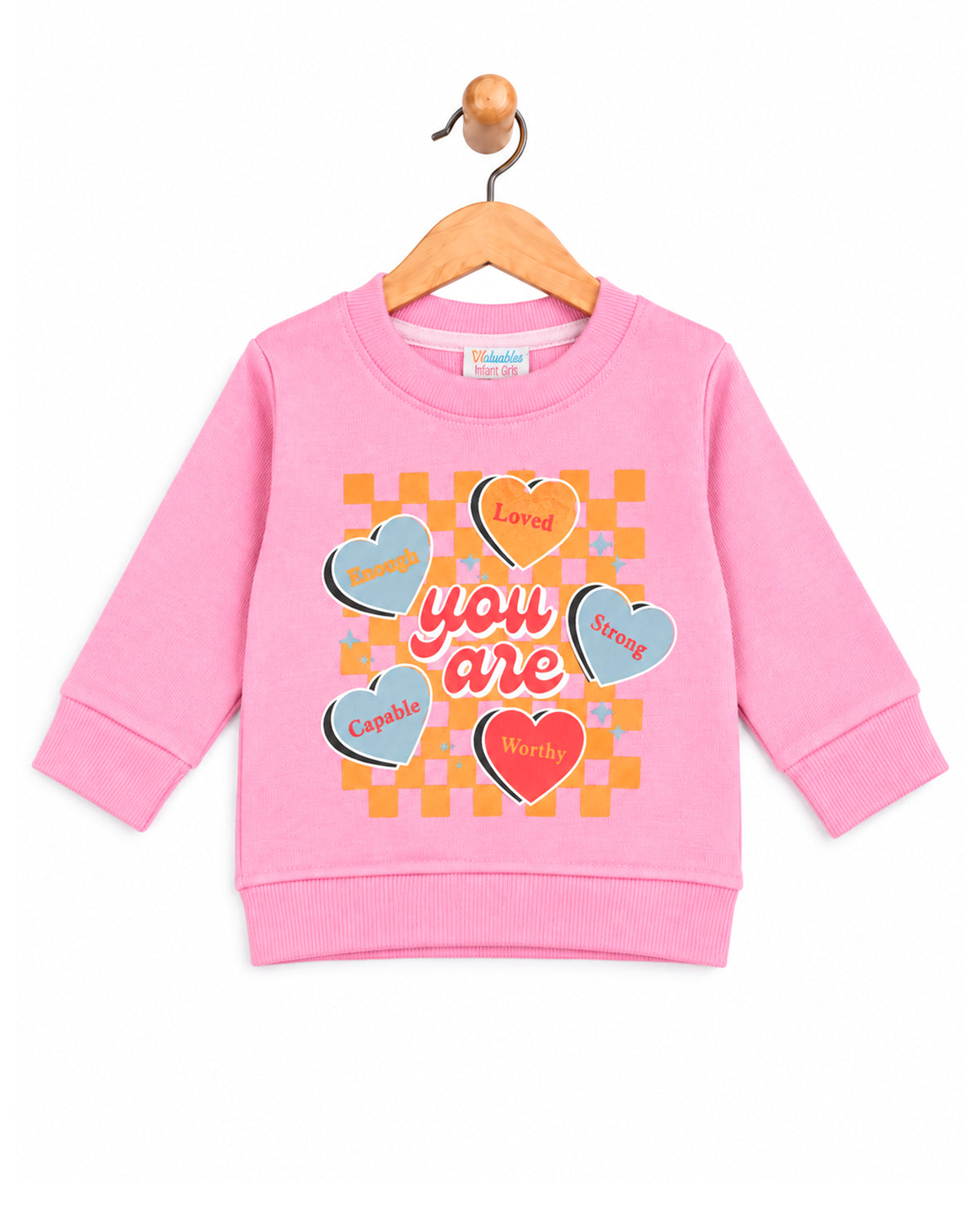 Valuables Newborn Girls Full Sleeves T-Shirt