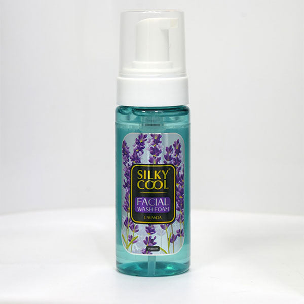 Silky Cool Facial Wash Foam Lavender 150ml, Facial Masks, Silky Cool, Chase Value