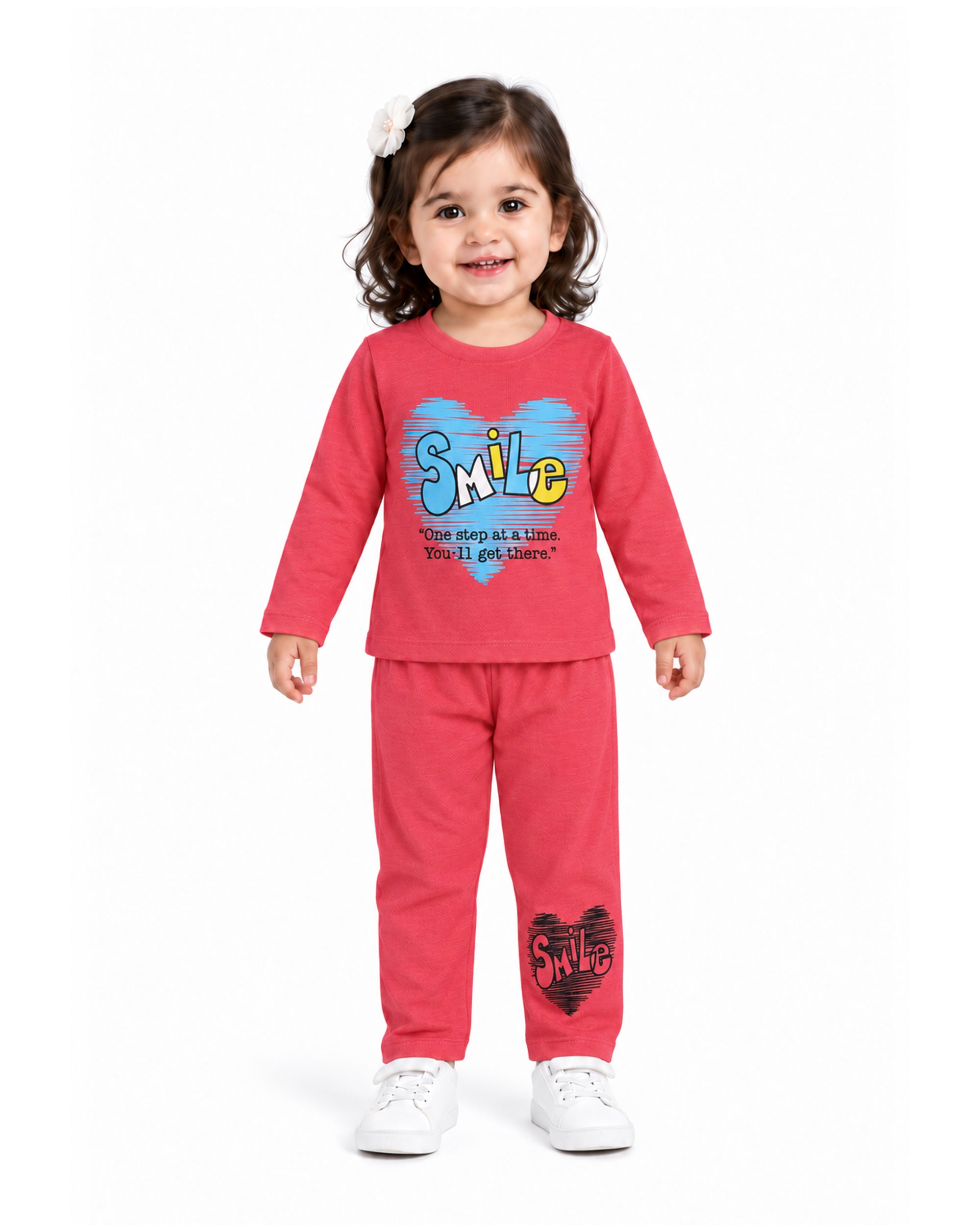 Valuables Girls Printed Full Sleeves Suit
