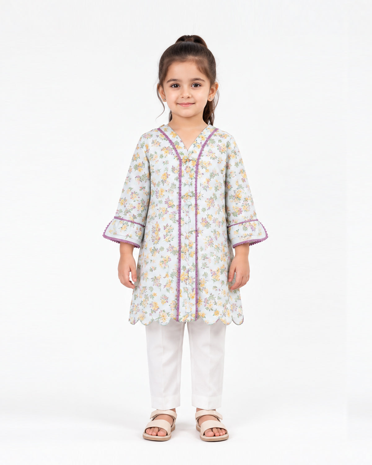 Valuables Girls Printed 1 Pc