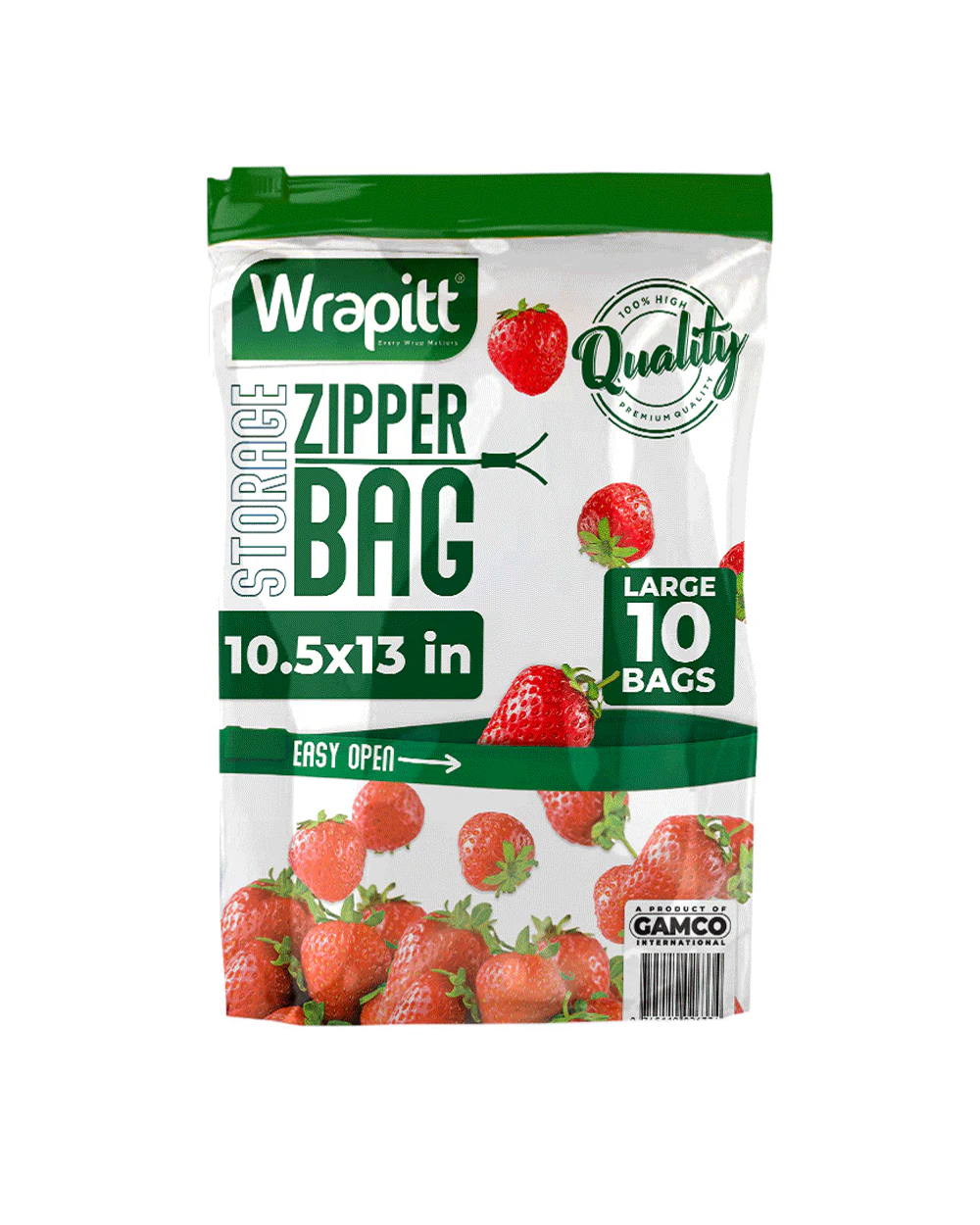 Storage Bag 10.5x 13.5 Inch- 10Pc