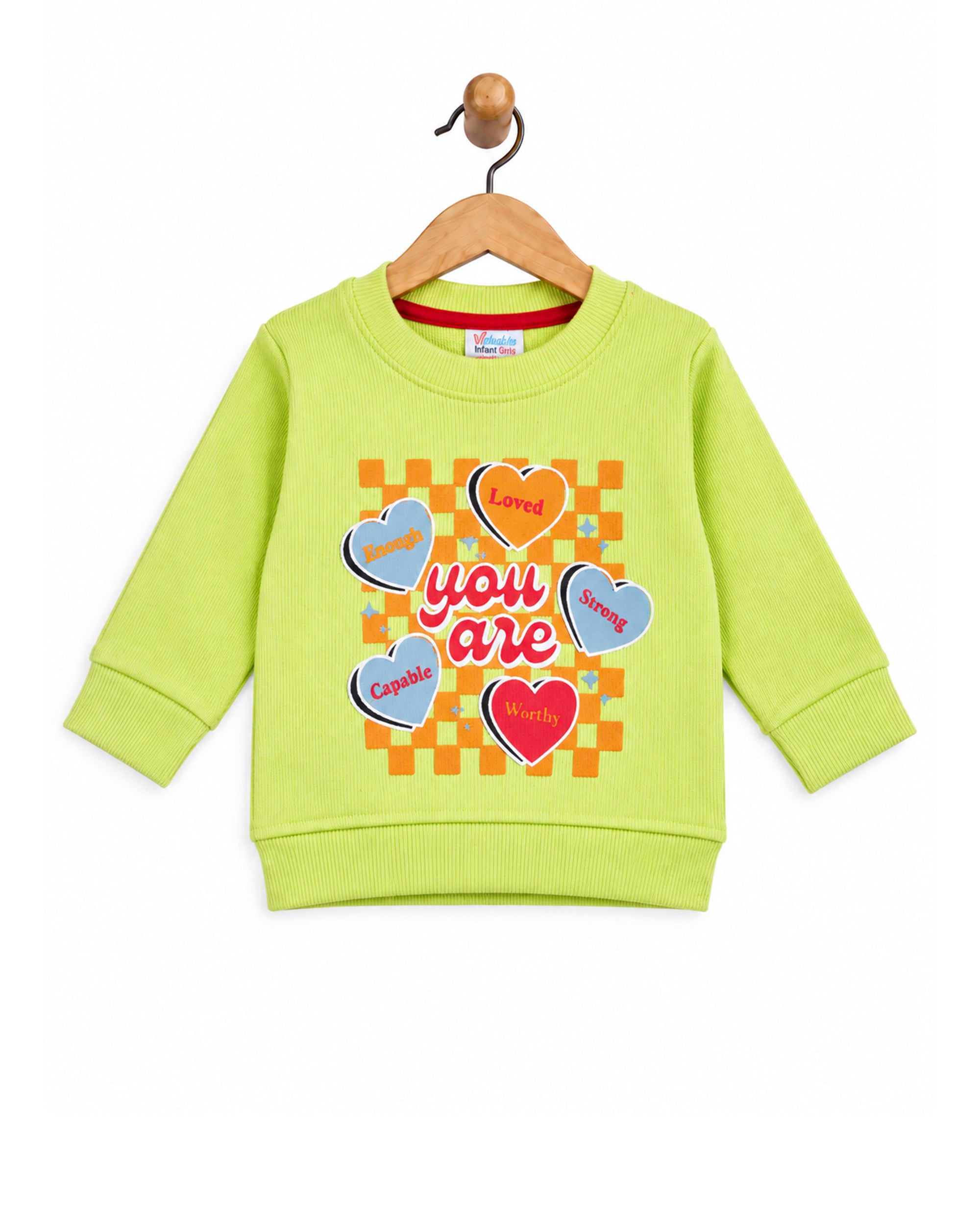 Valuables Newborn Girls Full Sleeves T-Shirt