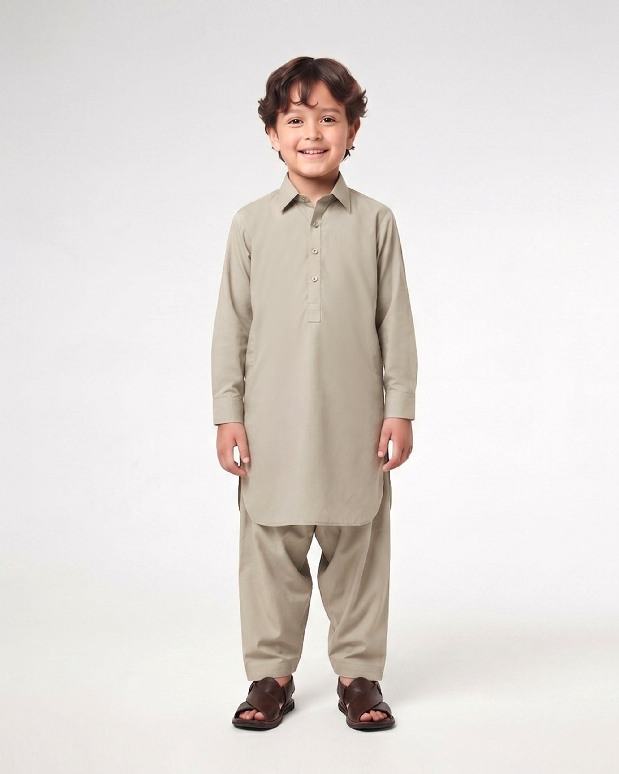 Eminent Boys' Plain Shalwar Kameez