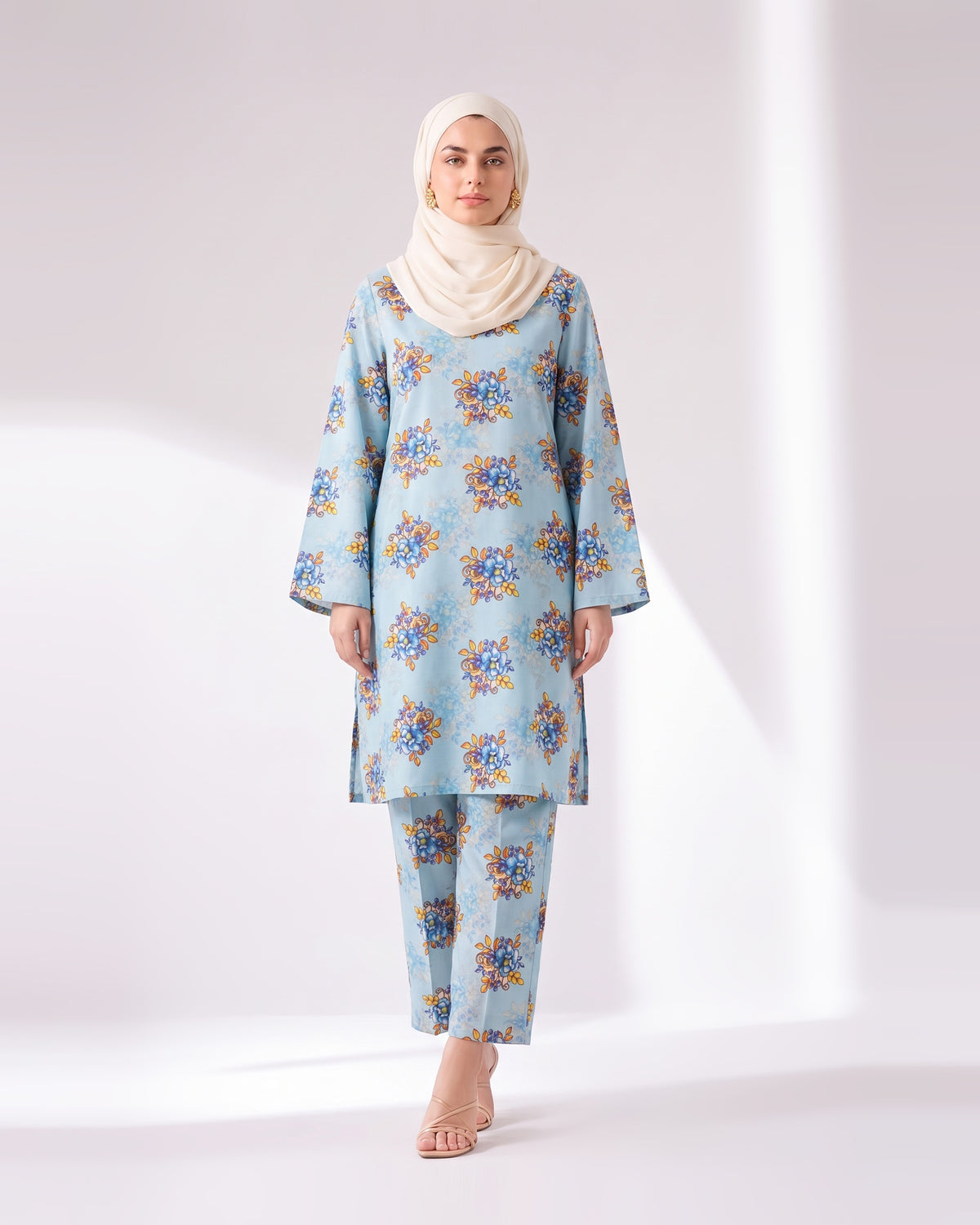 Valuables Women's Printed Unstitched 2 PC Suit