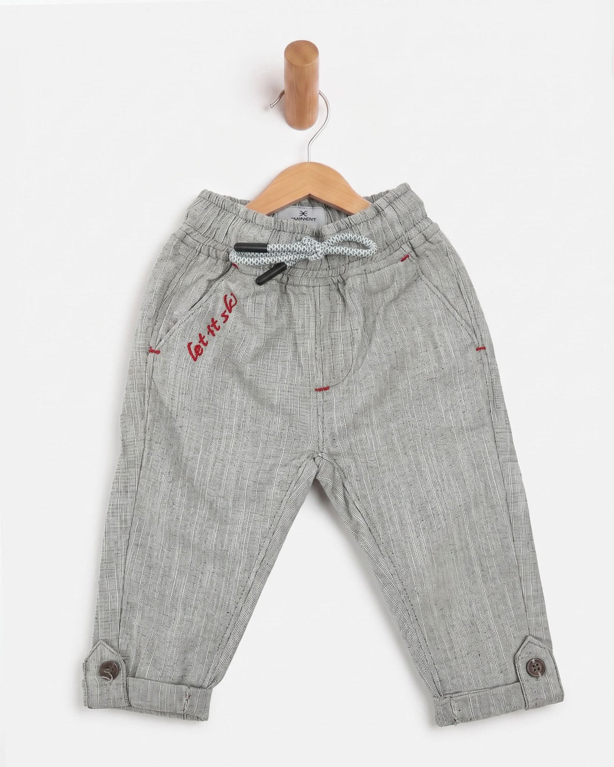 Eminent Newborn Boys Cotton Pant - Grey, Newborn Boys Pant, Eminent, Chase Value