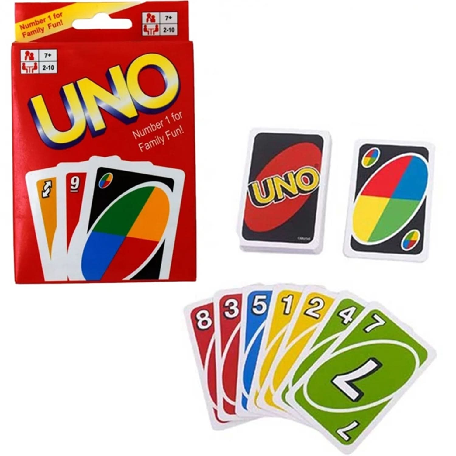 Uno Multicoler Card Uno Card - Multi Color – Chase Value