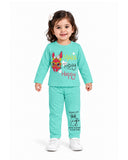 Valuables Girls Printed Full Sleeves Suit