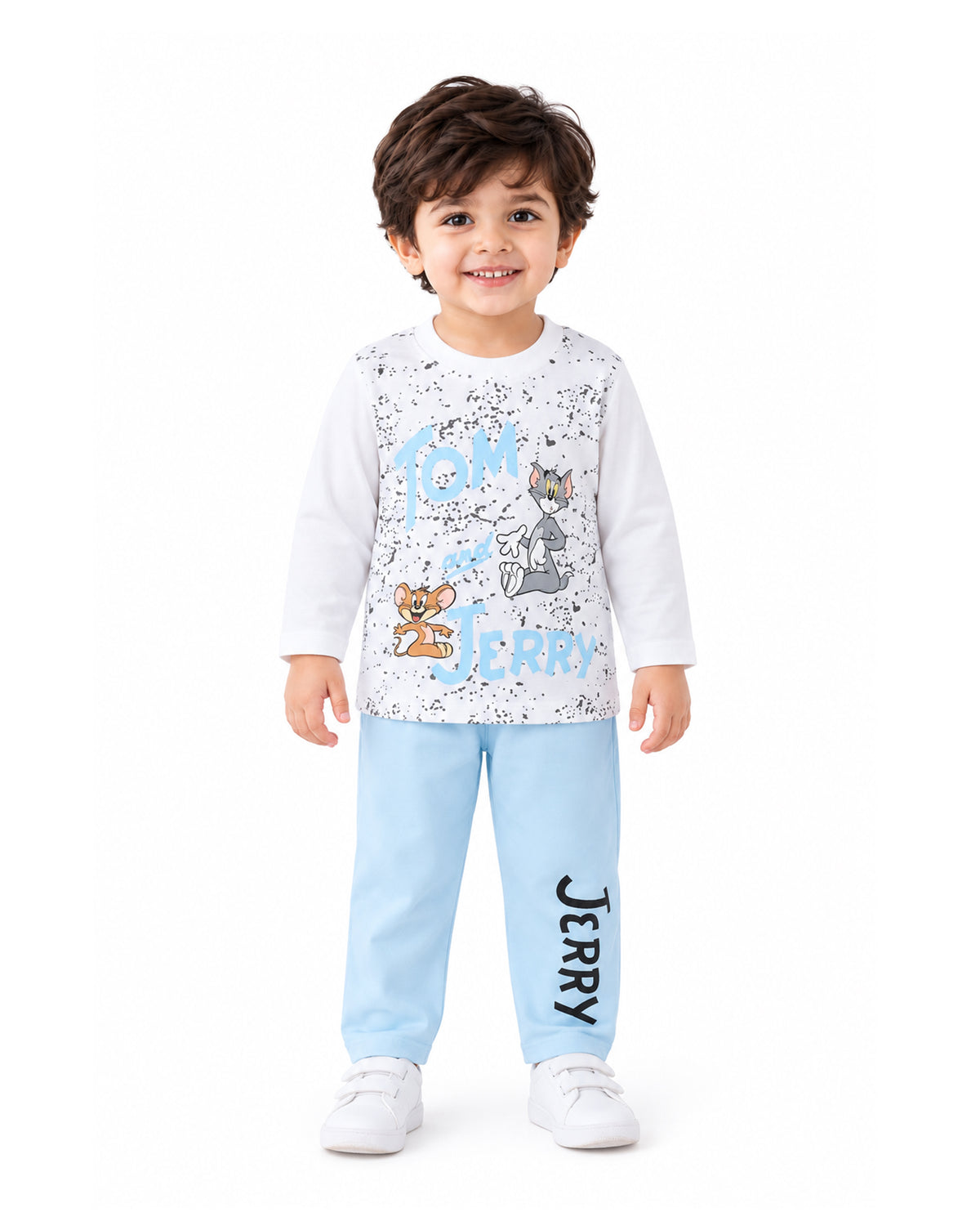 Valuables Boys Printed Full Sleeves Suit