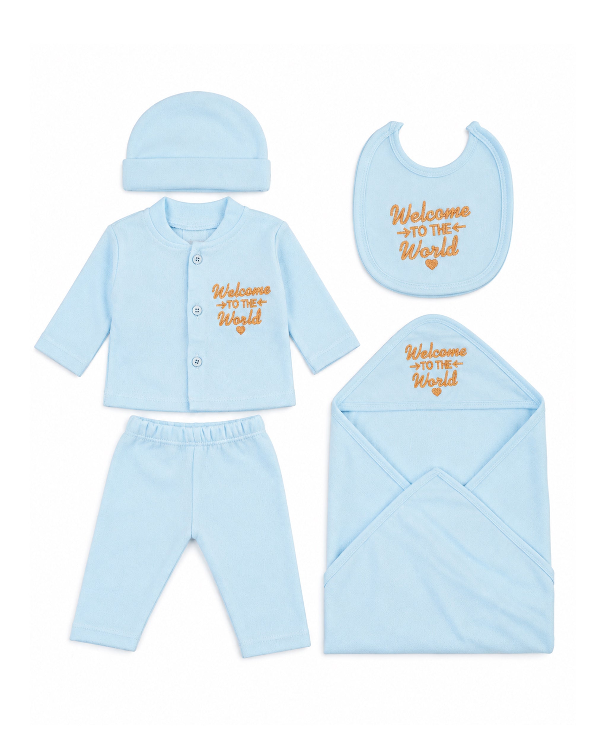 Newborn Unisex Gift Set - 5 Pc