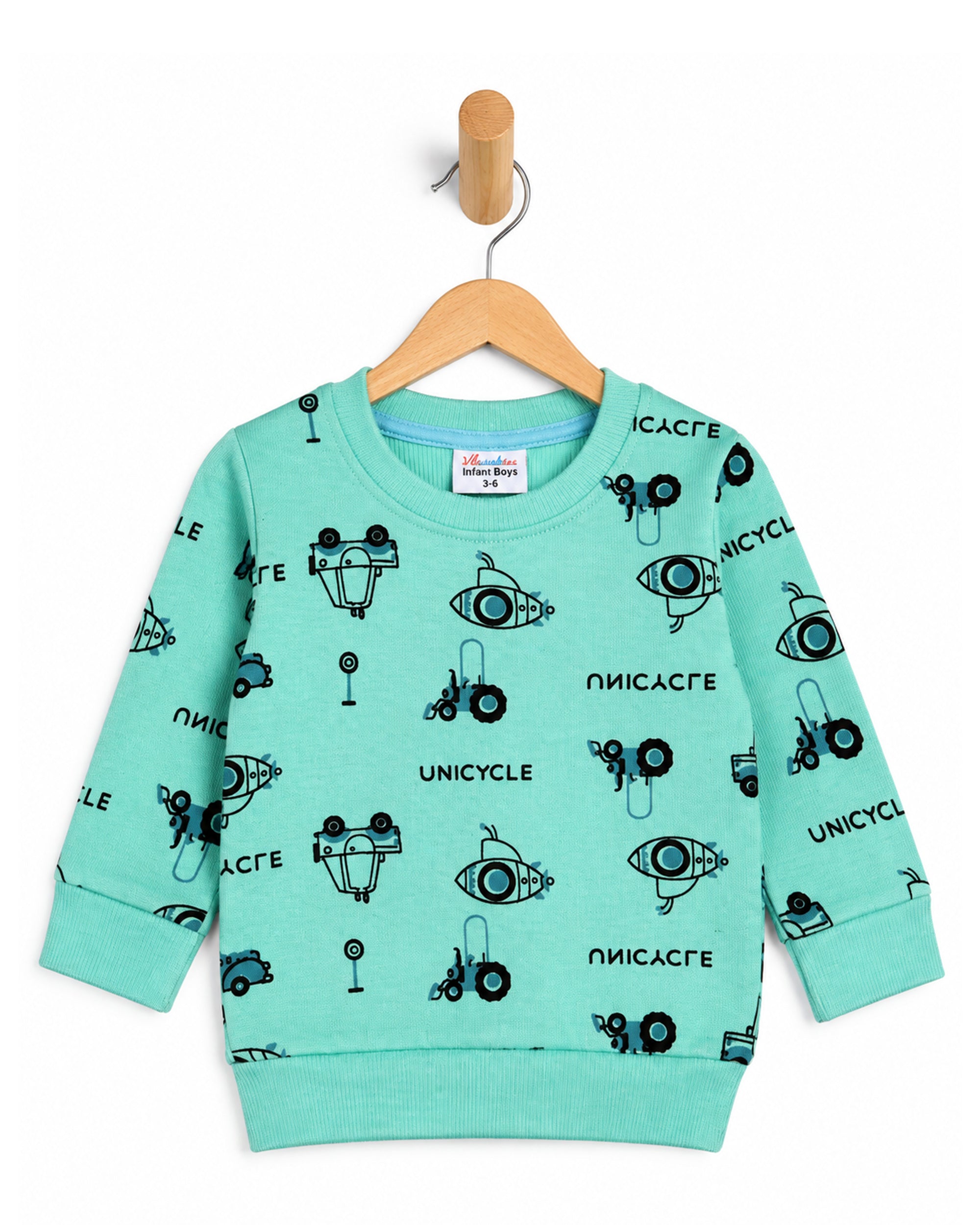 Valuables Newborn Boys Full Sleeves T-Shirt