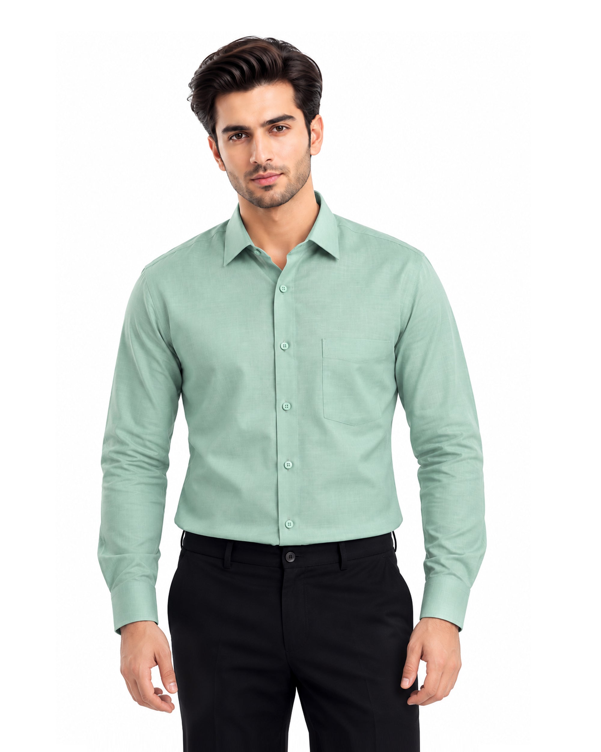Valuables Men's Chambray Formal Shirt