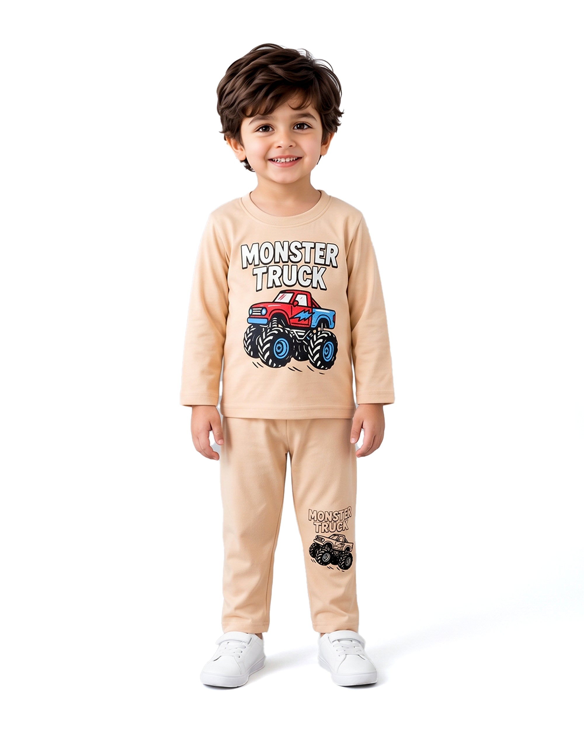 Valuables Boys Printed Full Sleeves Suit