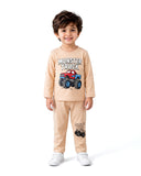 Valuables Boys Printed Full Sleeves Suit
