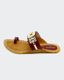 Eminent Women's Leather Kolhapuri, Women Slippers, Eminent, Chase Value