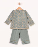 Eminent Newborn Girls' Signature Embroidered 2 Pc Suit