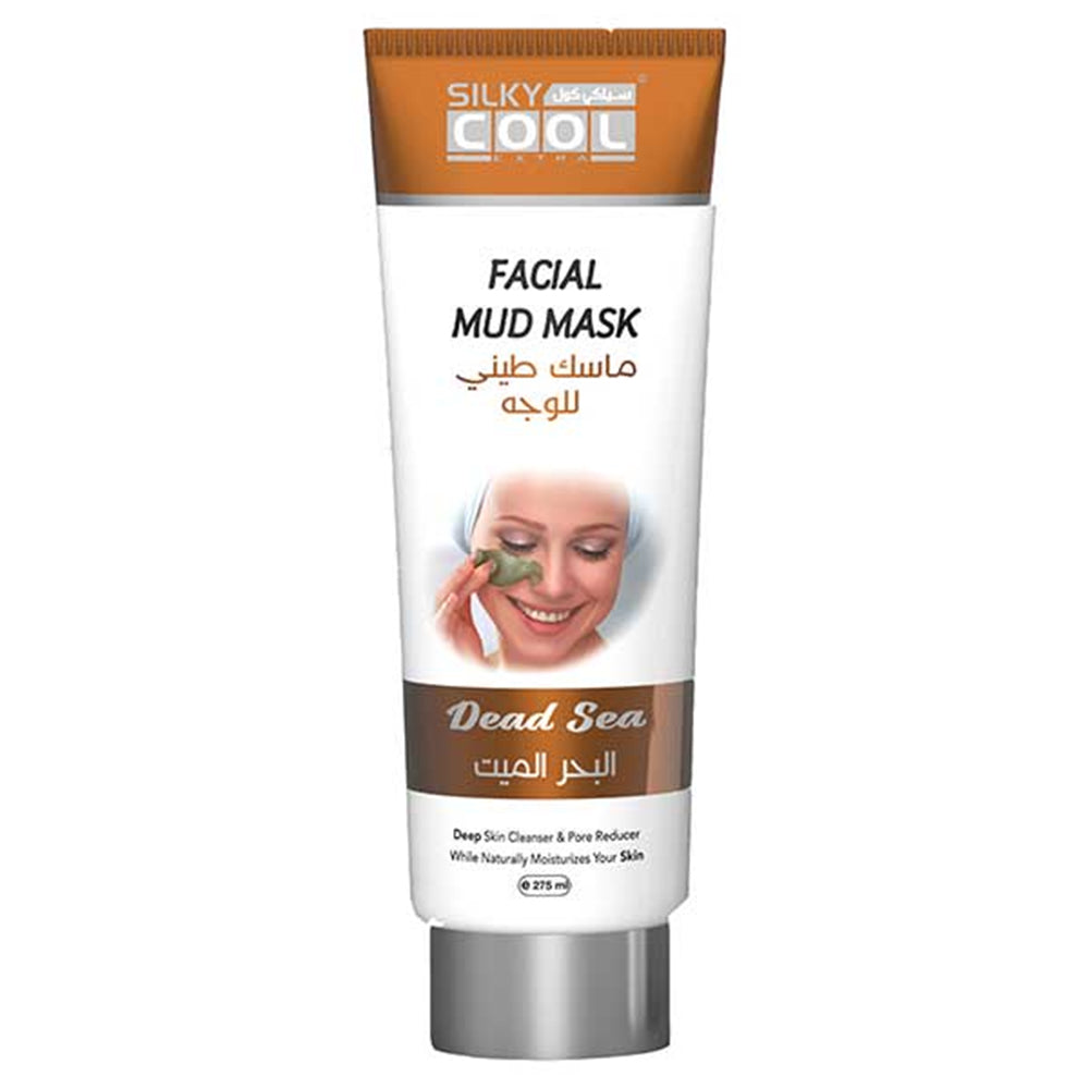 Silky Cool Facial Mud Mask - Dead Sea 275ml, Facial Masks, Silky Cool, Chase Value