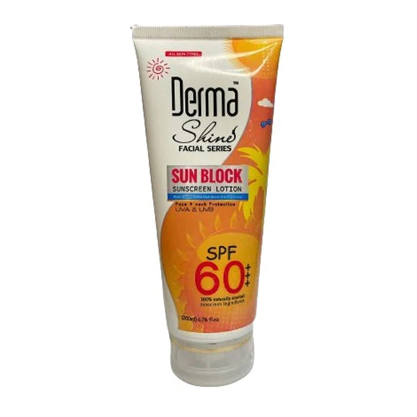 Derma Shine Sunblock Spf 60 200G, Creams & Lotions, Derma Shine, Chase Value