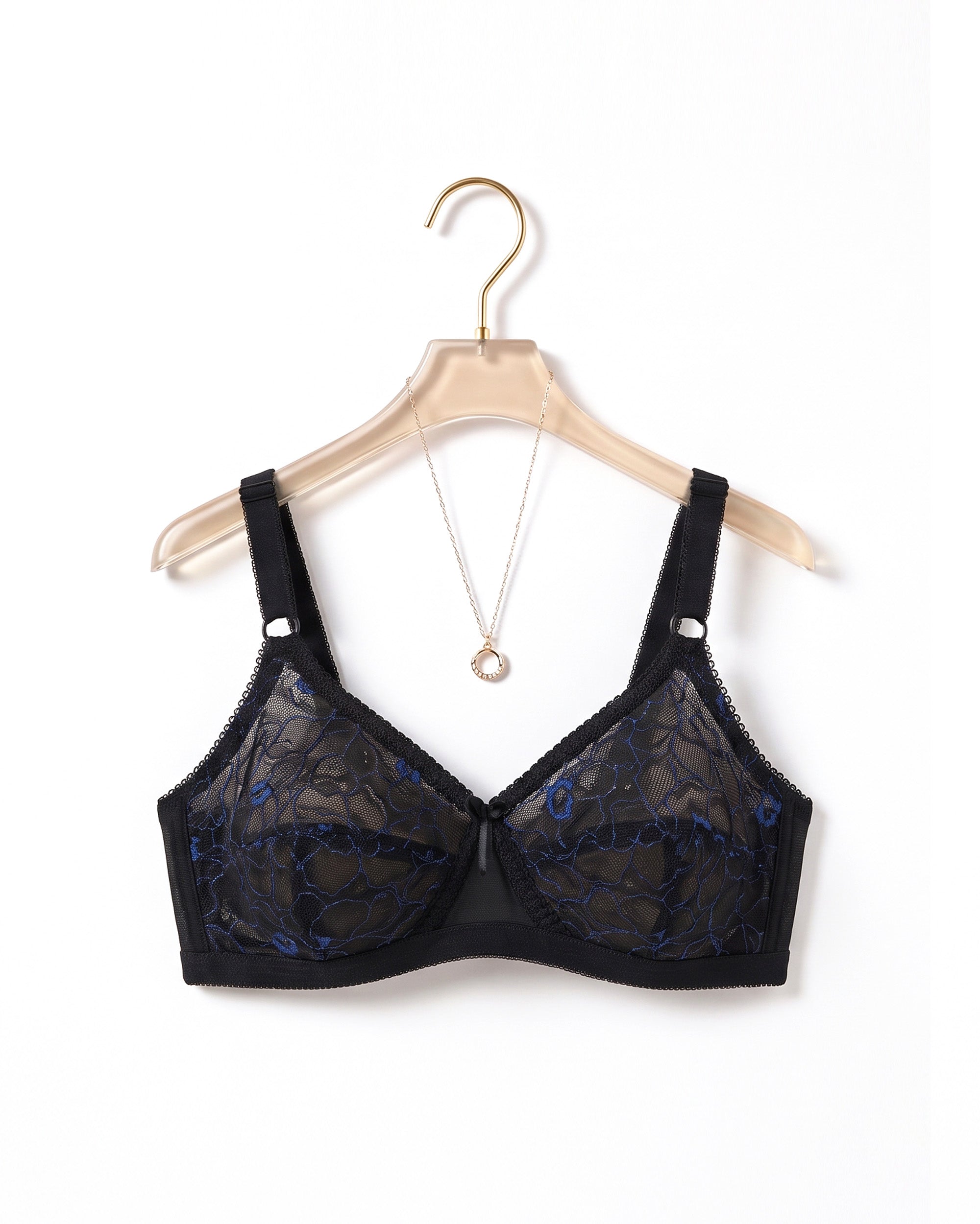 Bebelle - X-Over Trendy, Soft Lace Unpadded Crossover Bra