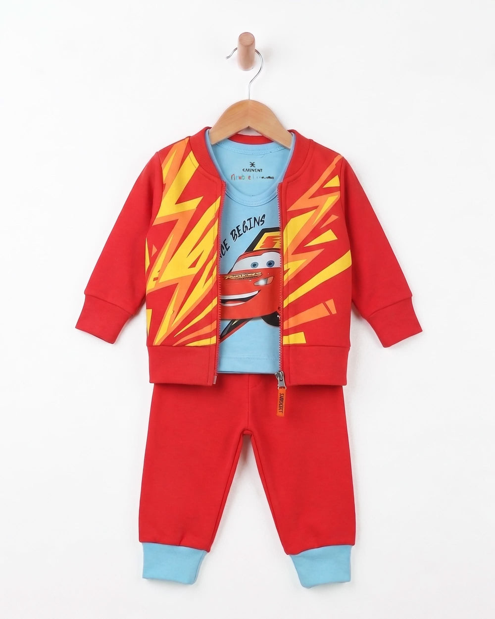 Eminent Newborn Boys 3Pcs Suit - Red, Newborn Boys Sets & Suits, Eminent, Chase Value