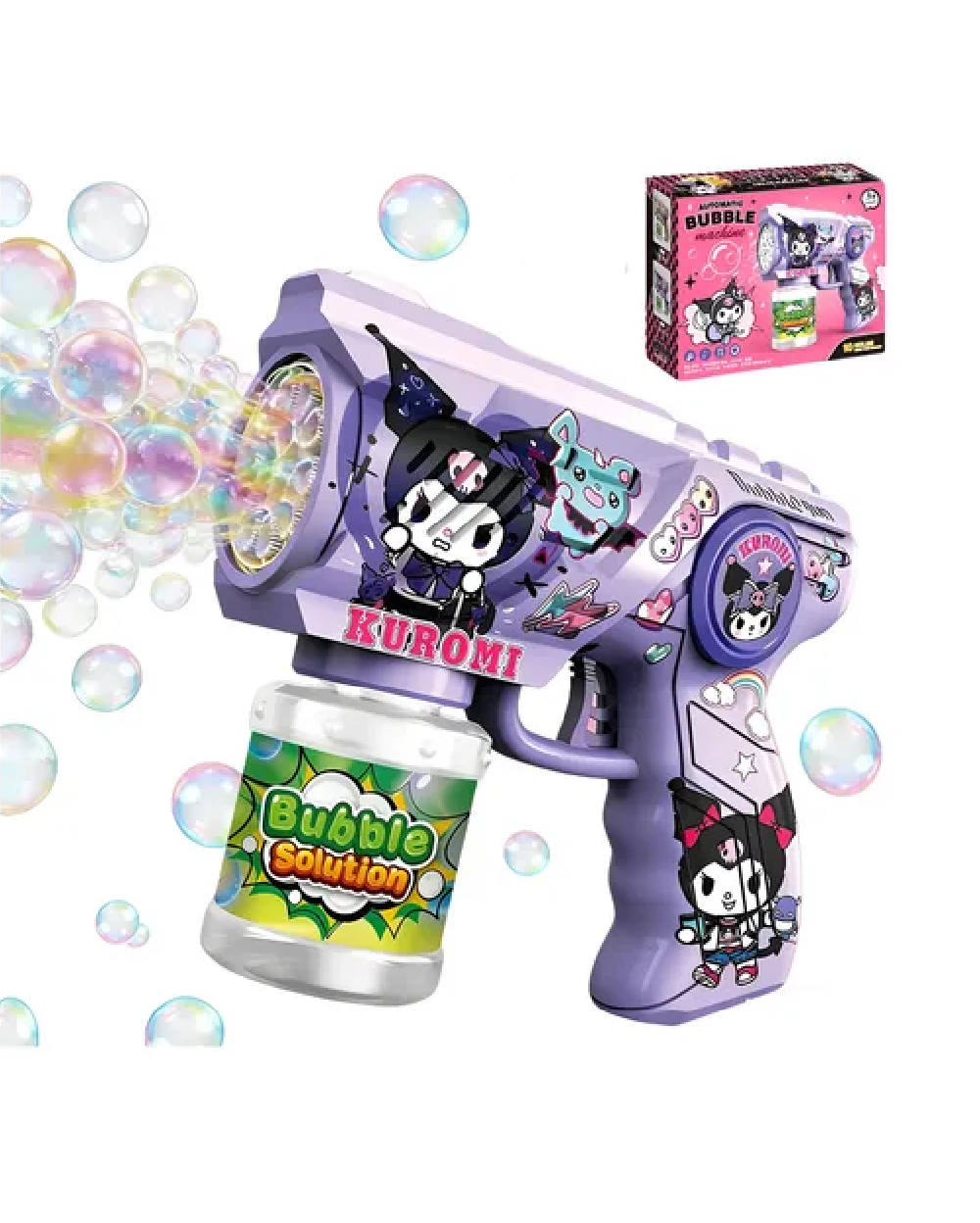 Bubble Gun 10 Hole With Water Bubble 110ml