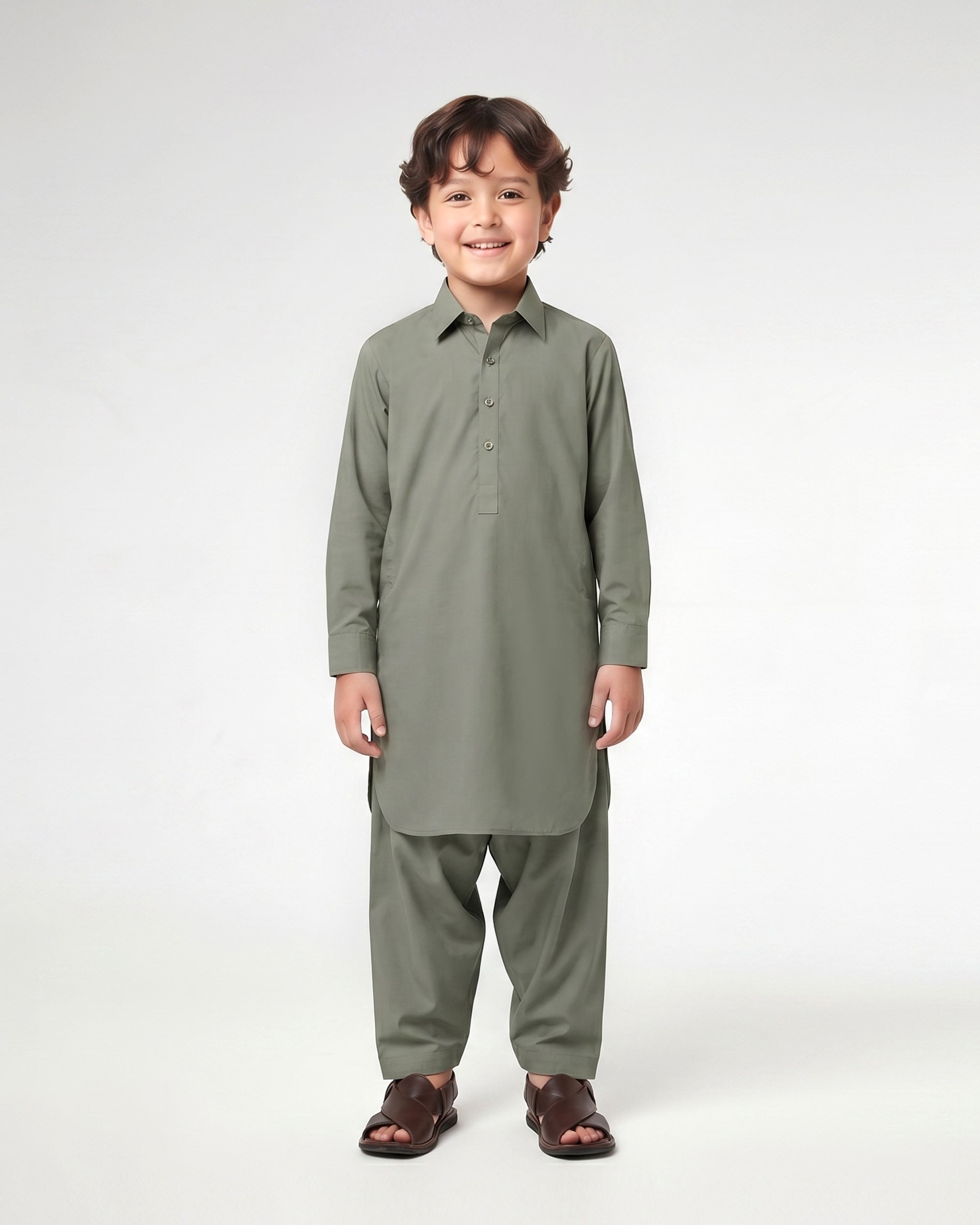 Eminent Boys' Plain Shalwar Kameez