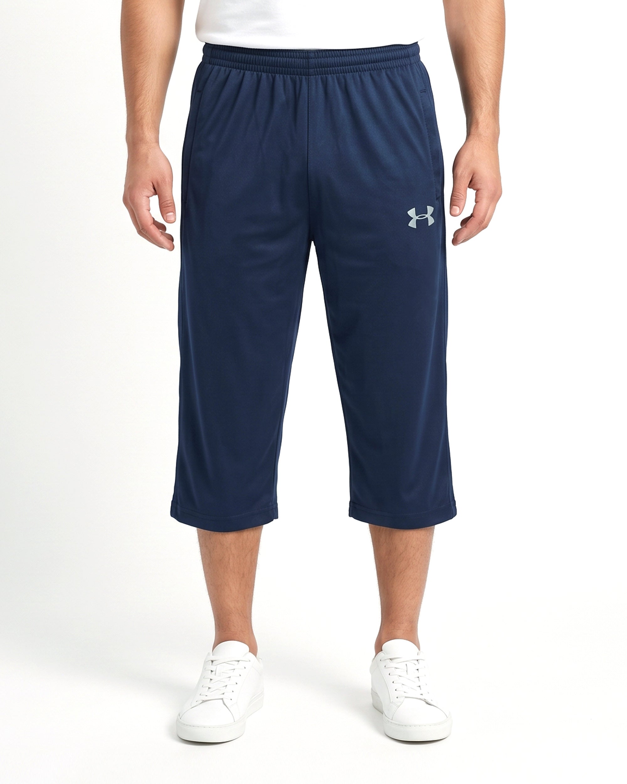 Men's Plain Three Quarter Shorts