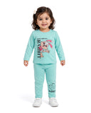 Valuables Girls Printed Full Sleeves Suit