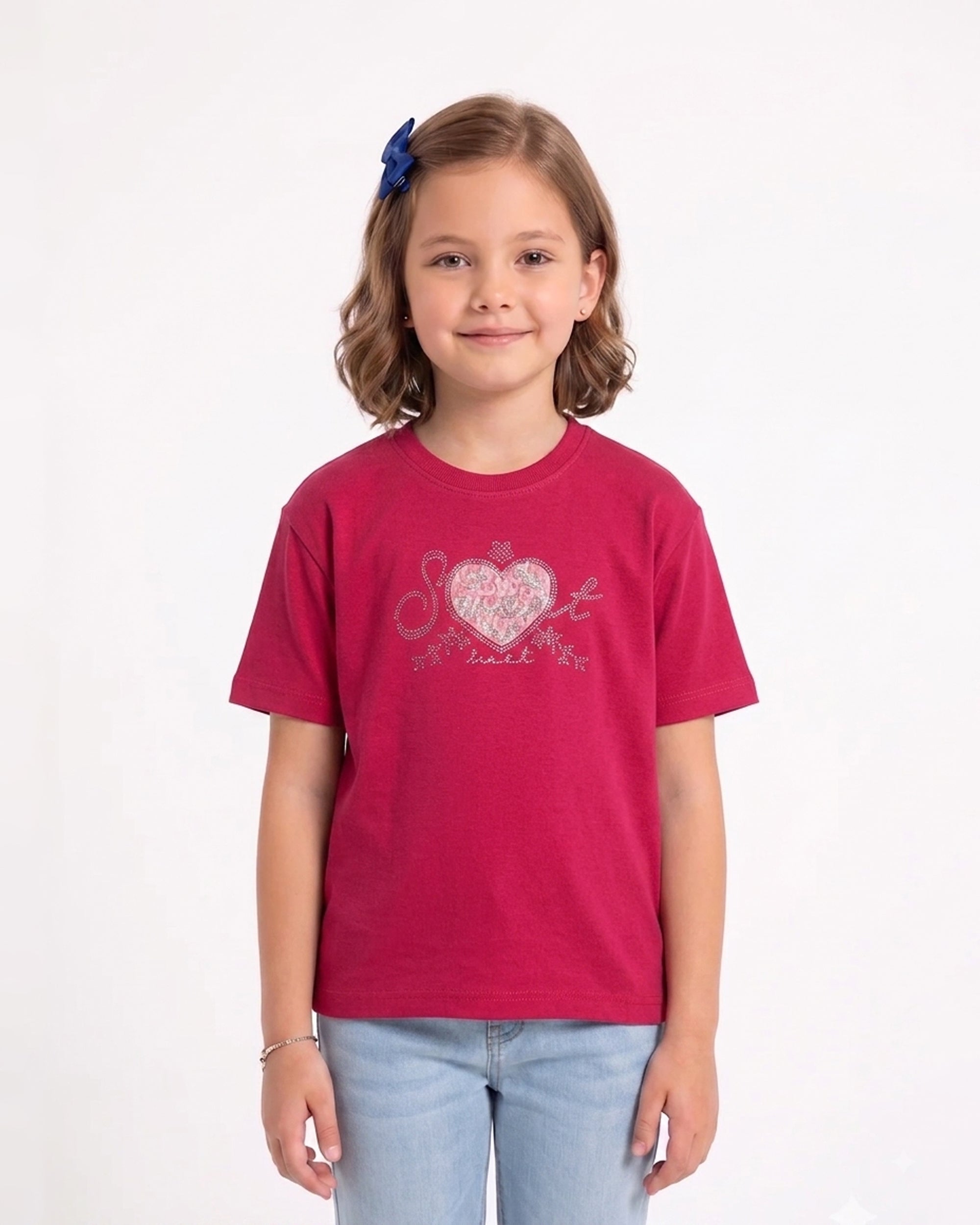 Valuables Girls' Half Sleeve Printed T-Shirt