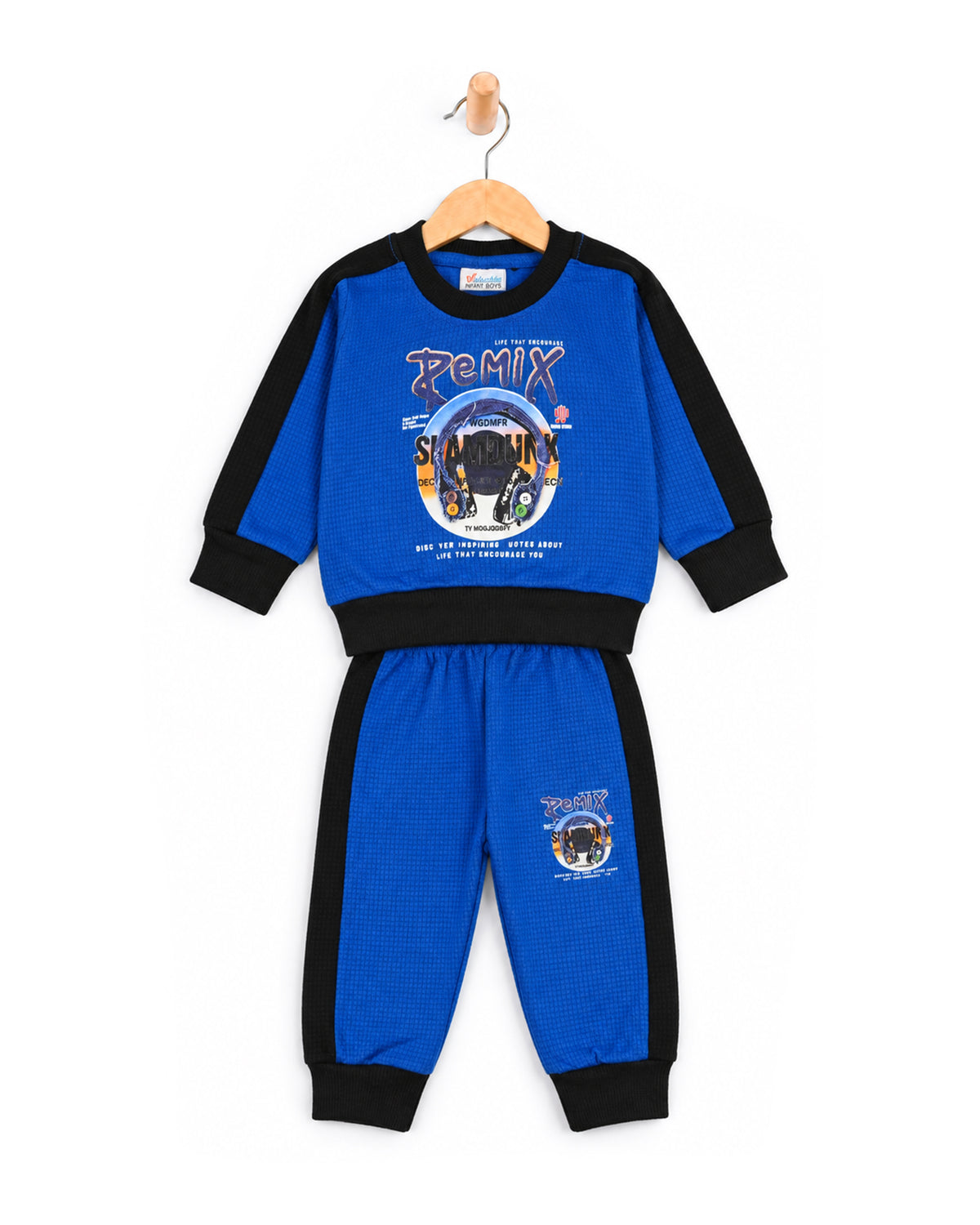 Valuables Newborn Boys Jacquard Suit