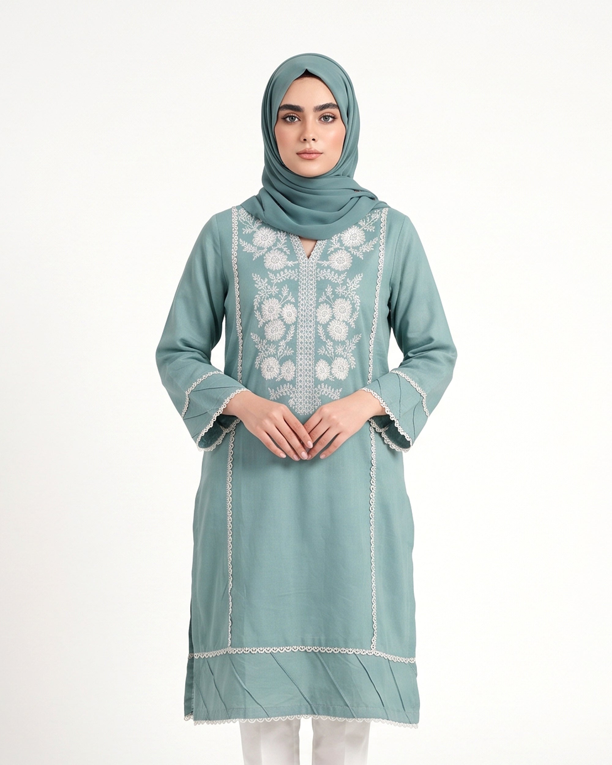 Valuables Women's Embroidered Kurti