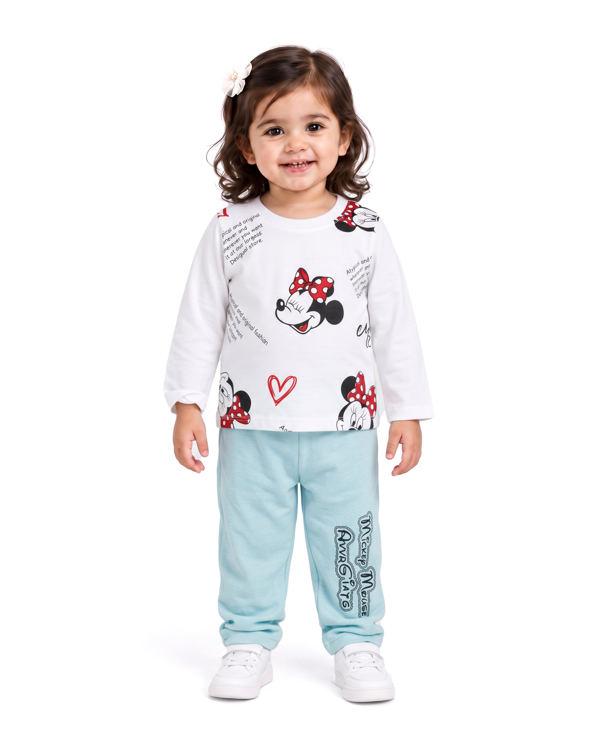 Valuables Girls Printed Full Sleeves Suit