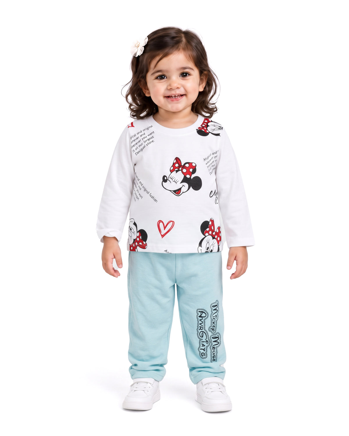 Valuables Girls Printed Full Sleeves Suit