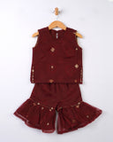 Eminent Newborn Girls' Signature Embroidered 3pc Suit