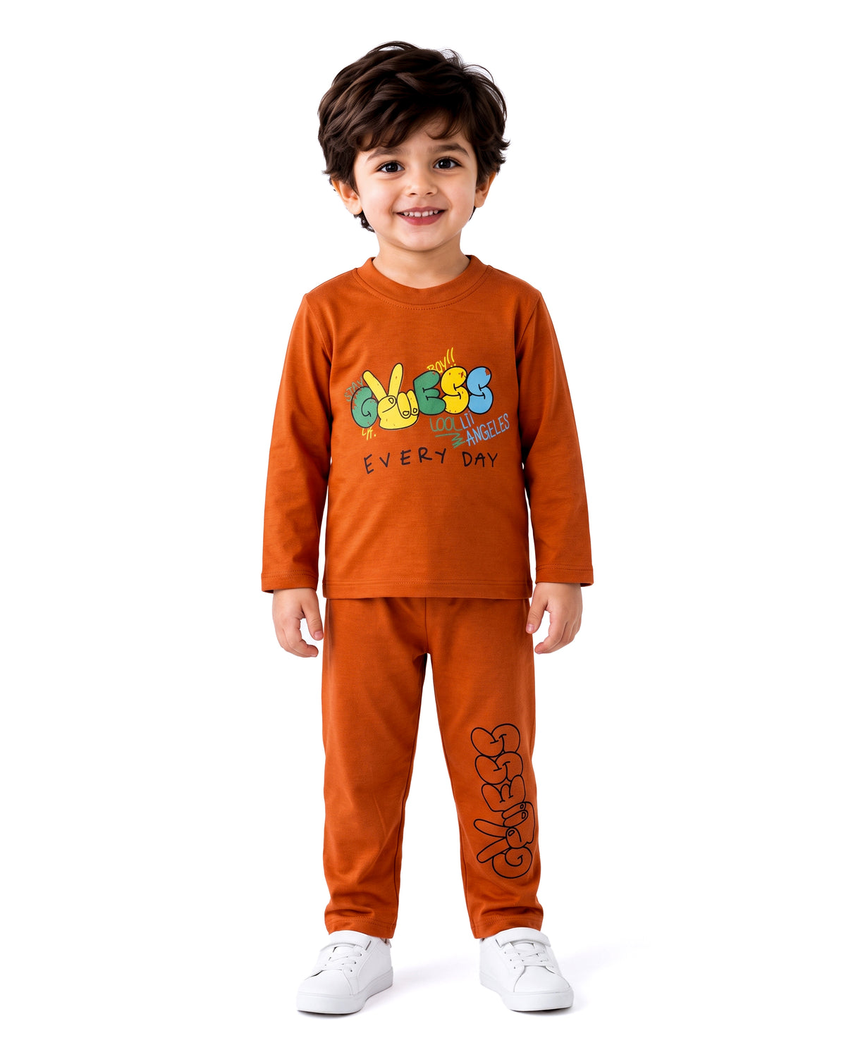 Valuables Boys Printed Full Sleeves Suit