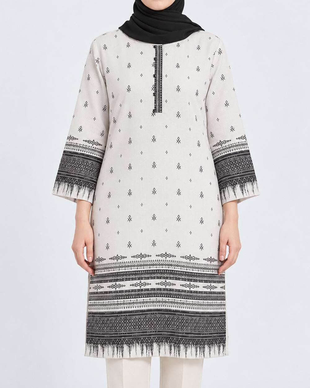 Eminent Women's Ethnic Fusion Printed 1 Pc