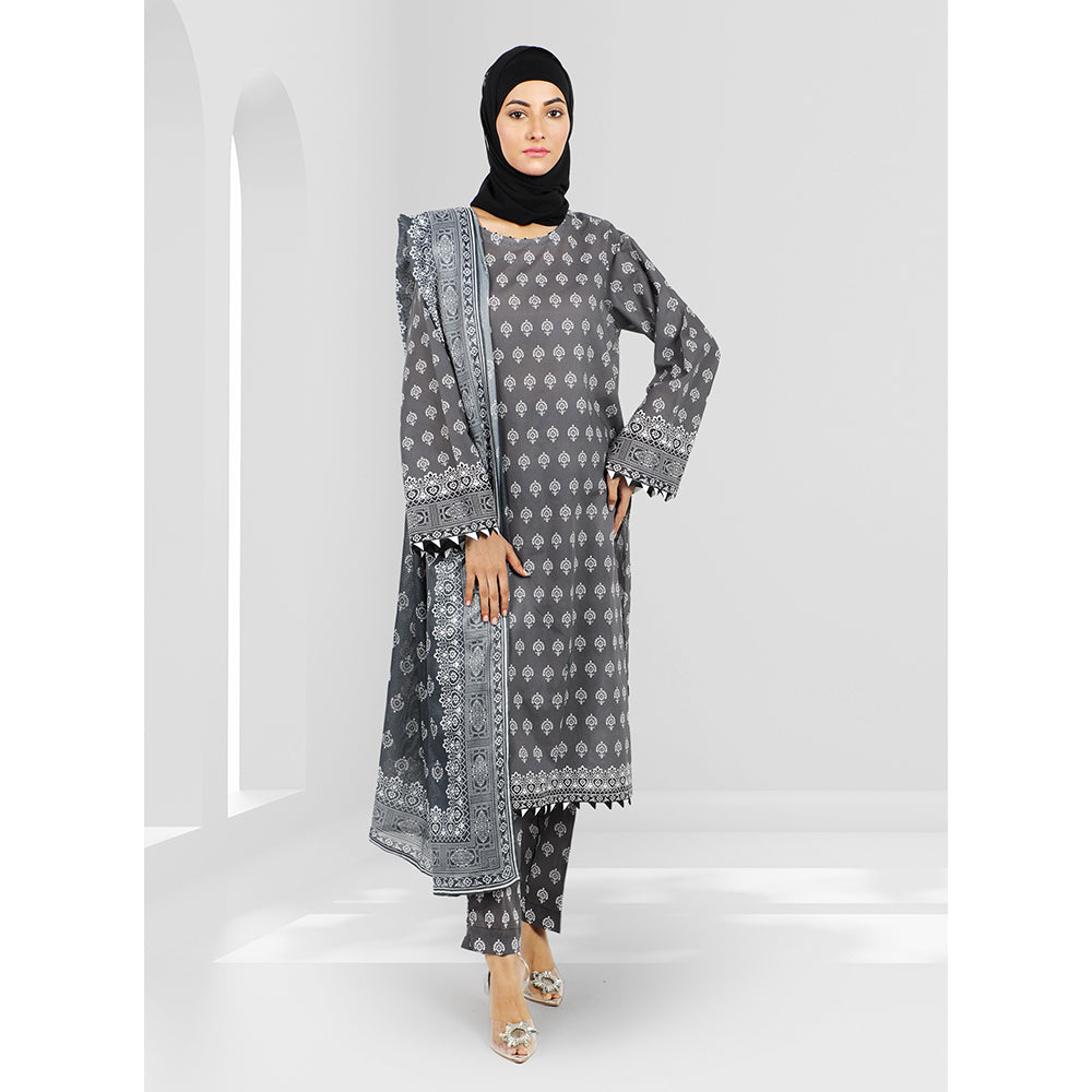 Eminent Printed Digital Lawn Unstitched 3Pcs Suit - ES24LP3P26, Women, Unstitched Kurti, Eminent, Chase Value